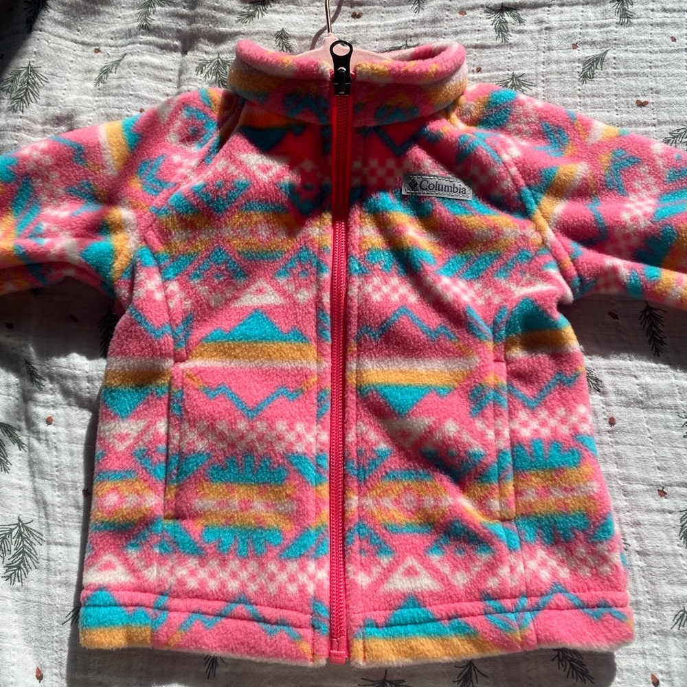 Columbia Baby girl zip fleece jacket